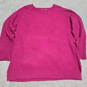 Terra & Sky Bright Pink Tunic Sweater 0X